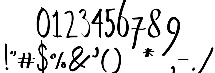 Easy GoingRegular Font OTHER CHARS