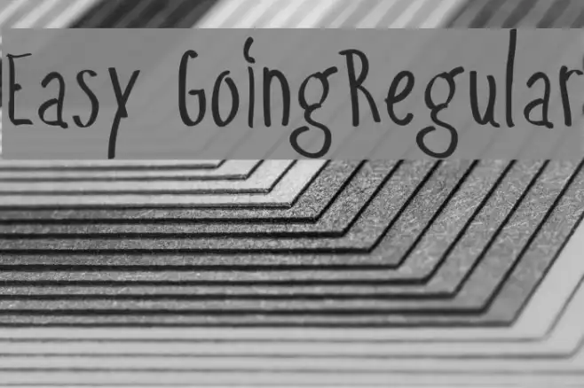 Easy GoingRegular Example 2