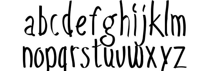 Easy GoingRegular Font LOWERCASE