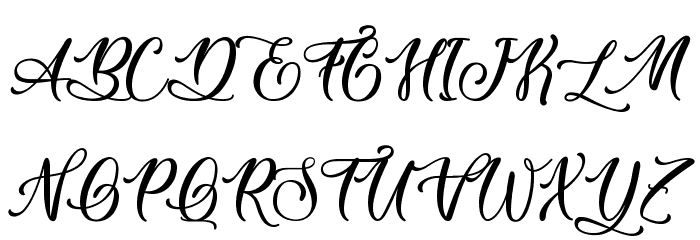 Easy November Font Litere mari
