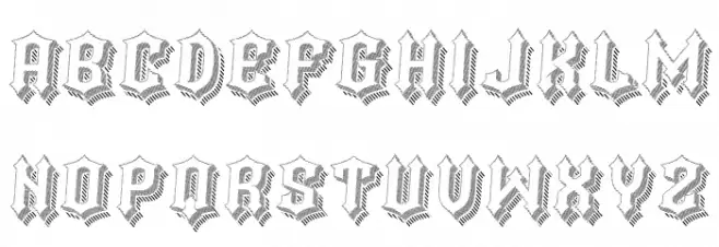 Easy Pawns Hollow Regular Font OTHER CHARS