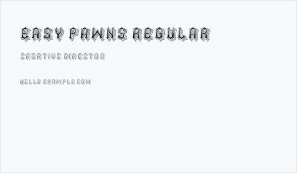 Easy Pawns Regular Business Card