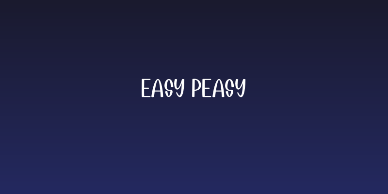 Easy Peasy Social Header