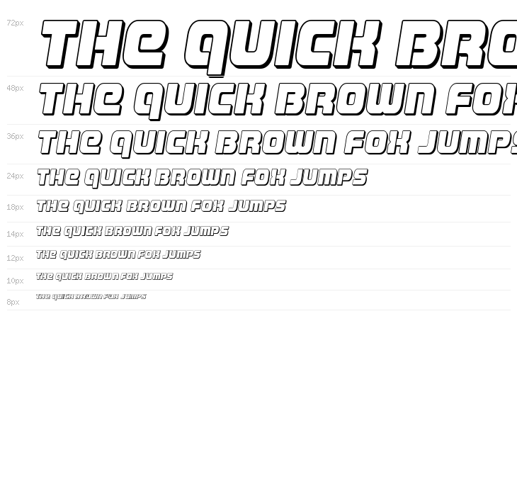 Easy Ride 3D Semi-Italic Waterfall