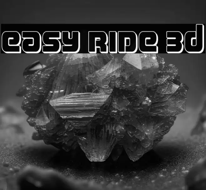 Easy Ride 3D Font examples