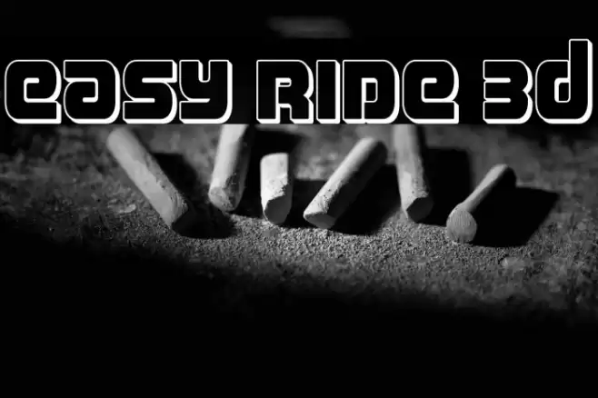 Easy Ride 3D Font examples