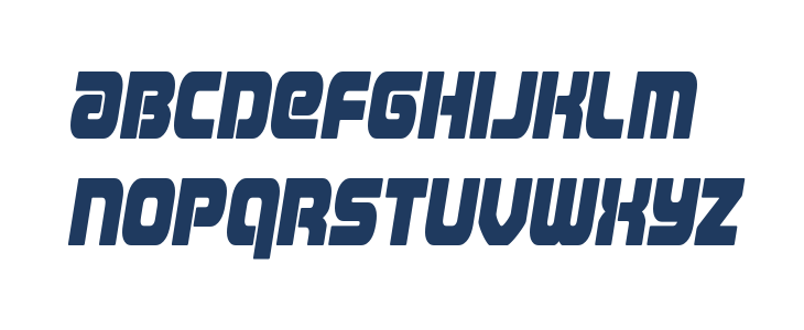 Easy Ride Condensed Semi-Ital Lowercase