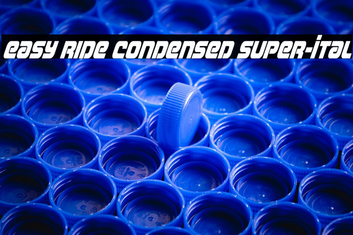 Easy Ride Condensed Super-Ital Example 1