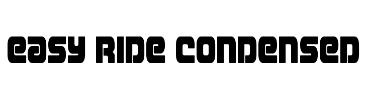 Easy Ride Condensed  Frei Schriftart Herunterladen