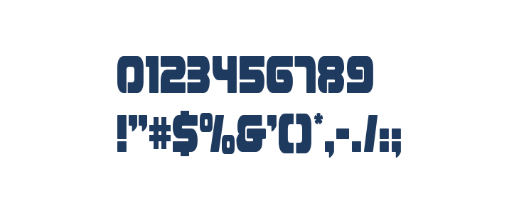 Easy Ride Condensed Other Characters