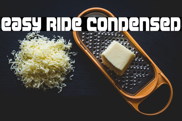 Easy Ride Condensed Example 3