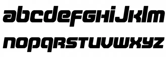 Easy Ride Expanded Semi-Italic Fuentes MAYÚSCULAS