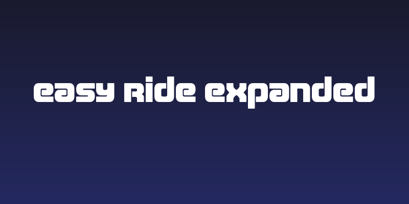Easy Ride Expanded Social Header