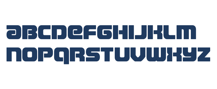 Easy Ride Expanded Lowercase