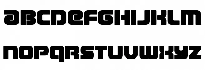 Easy Ride Expanded फ़ॉन्ट लोअरकेस