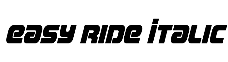Easy Ride Italic  Free Fonts Download
