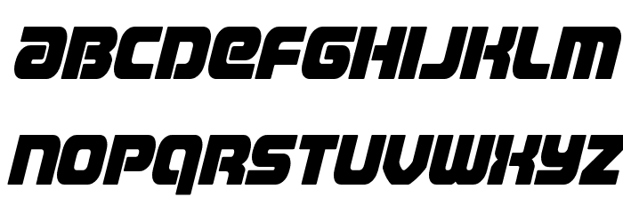 Easy Ride Italic Font LOWERCASE