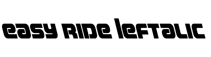 Easy Ride Leftalic  Descarca Fonturi Gratis