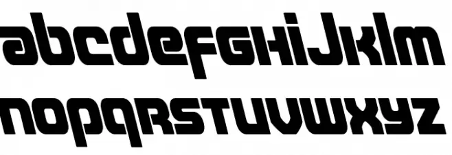Easy Ride Leftalic Schriftart Groß