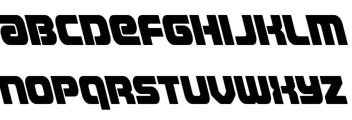 Easy Ride Leftalic Font LOWERCASE