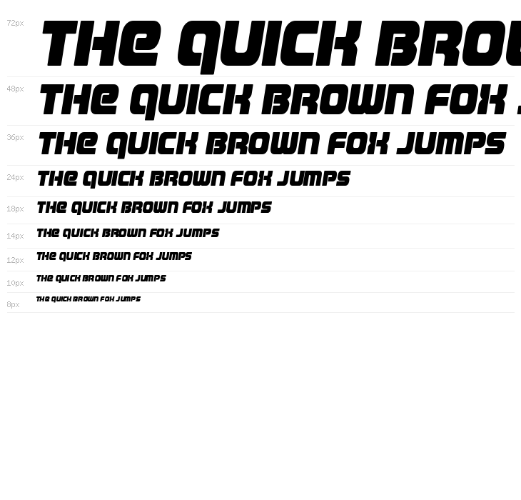 Easy Ride Semi-Italic Waterfall