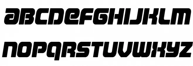 Easy Ride Semi-Italic Caratteri MINUSCOLO