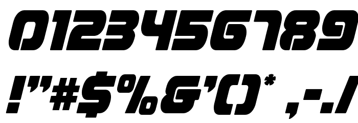 Easy Ride Spaced Italic Font OTHER CHARS