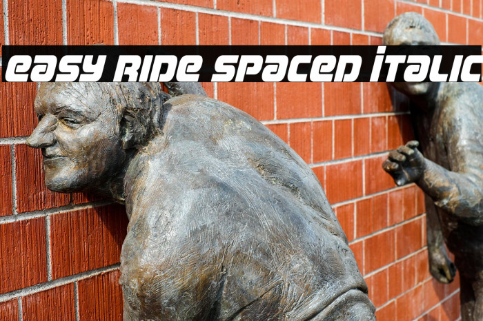 Easy Ride Spaced Italic Example 3