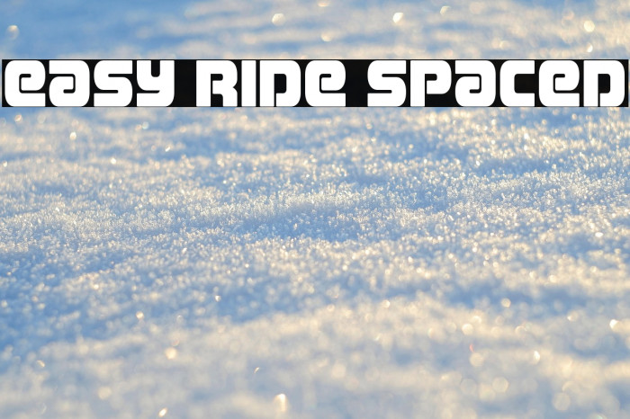 Easy Ride Spaced Example 2