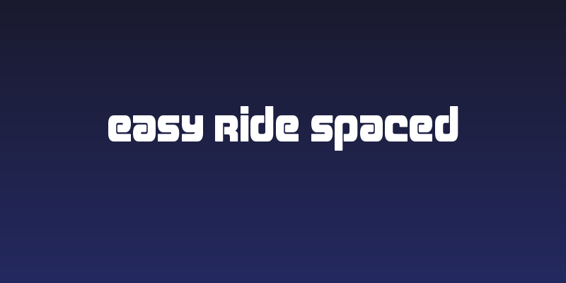 Easy Ride Spaced Social Header