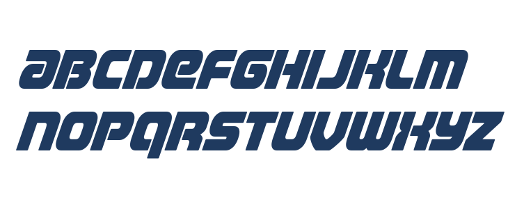 Easy Ride Super-Italic Lowercase