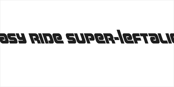 Easy Ride Super-Leftalic Logo