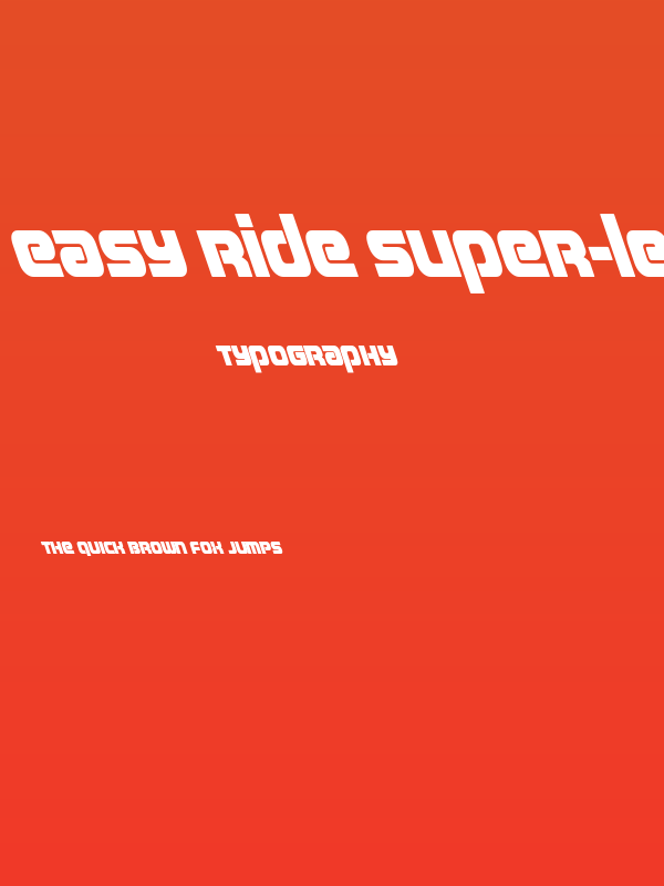 Easy Ride Super-Leftalic Poster