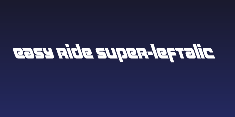 Easy Ride Super-Leftalic Social Header