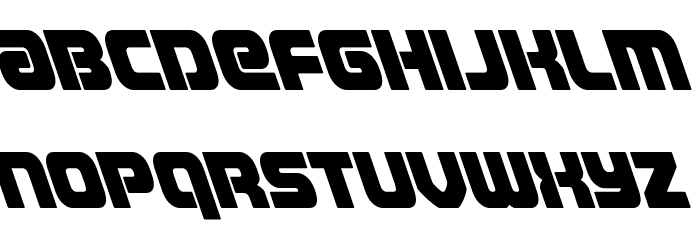 Easy Ride Super-Leftalic Font LOWERCASE