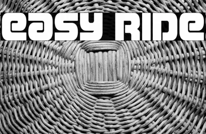 Easy Ride Font examples