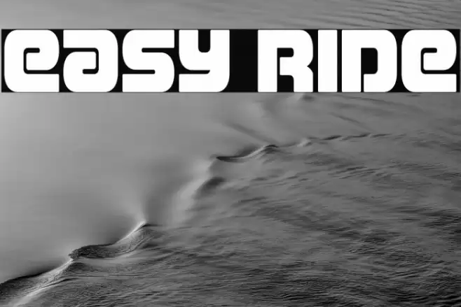 Easy Ride Font examples