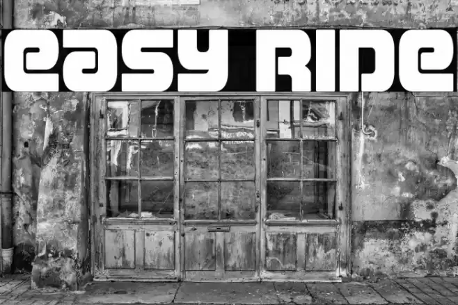 Easy Ride Font examples