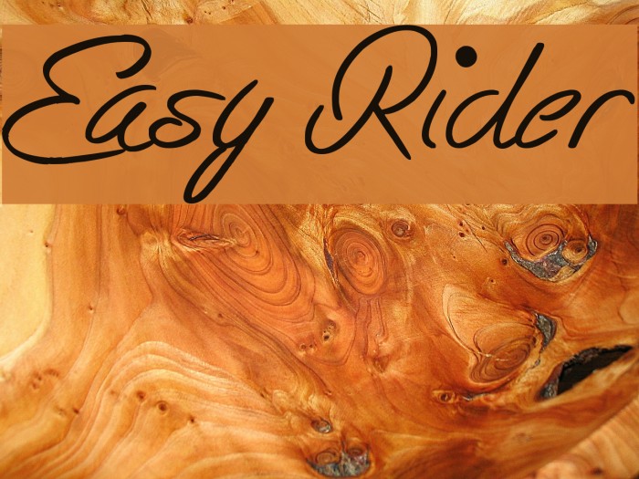 Easy Rider Font examples