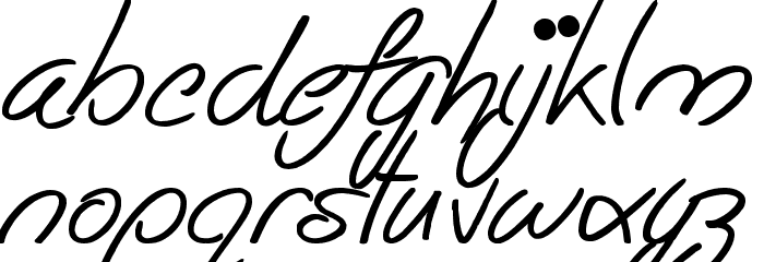 Easy Rider Font LOWERCASE
