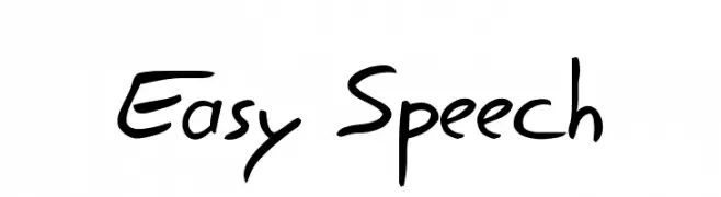 Easy Speech  Скачать бесплатные шрифты