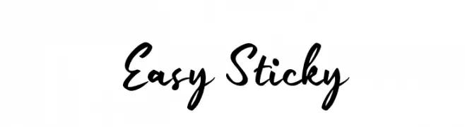 Easy Sticky  Frei Schriftart Herunterladen