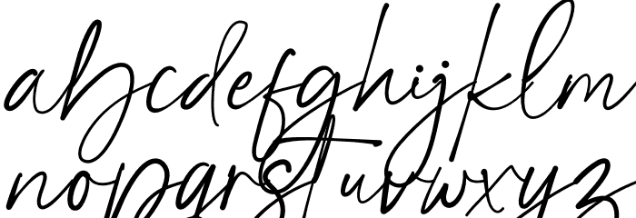 Easy-free Font LOWERCASE