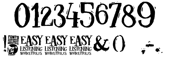 Easy listening Font OTHER CHARS
