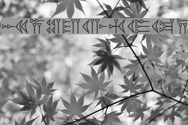 EasyCuneiform Font examples