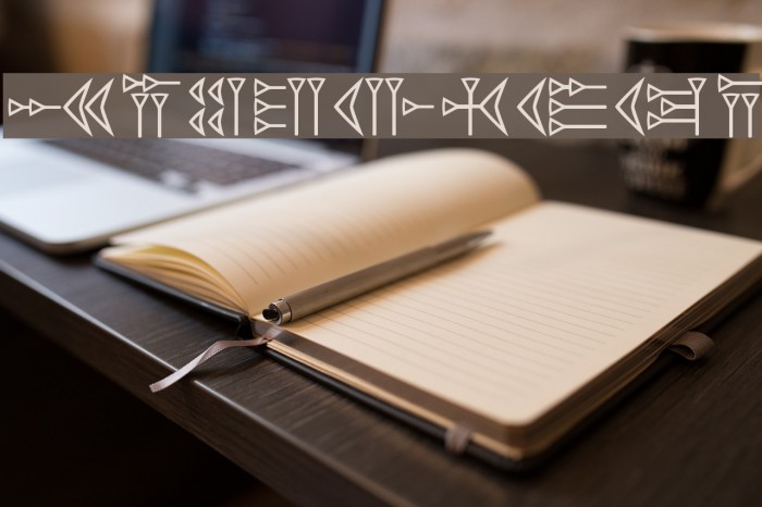 EasyCuneiform Font examples