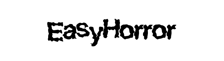 EasyHorror Font