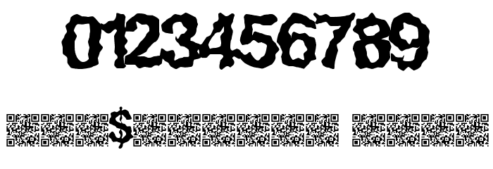 EasyHorror Font OTHER CHARS