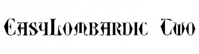 EasyLombardic Two  Frei Schriftart Herunterladen