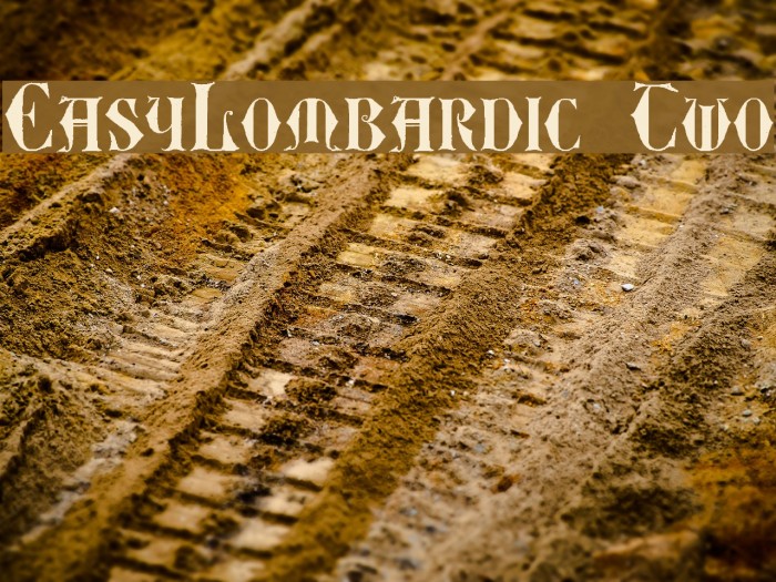 EasyLombardic Two Font examples